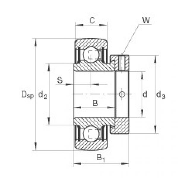 Bearing RAE40-NPP-B INA #1 image