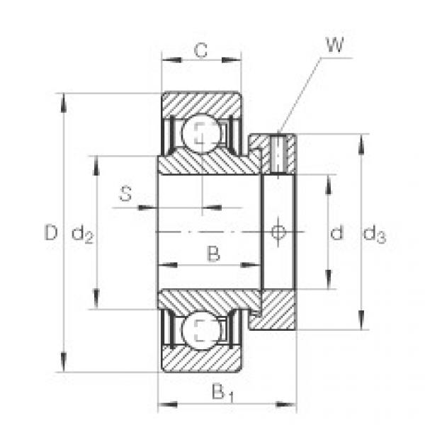 Bearing RA100-NPP INA #1 image