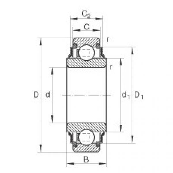 Bearing 204-KRR INA #1 image