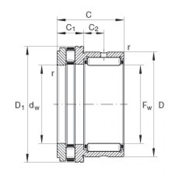 Bearing NKXR17 INA #1 image