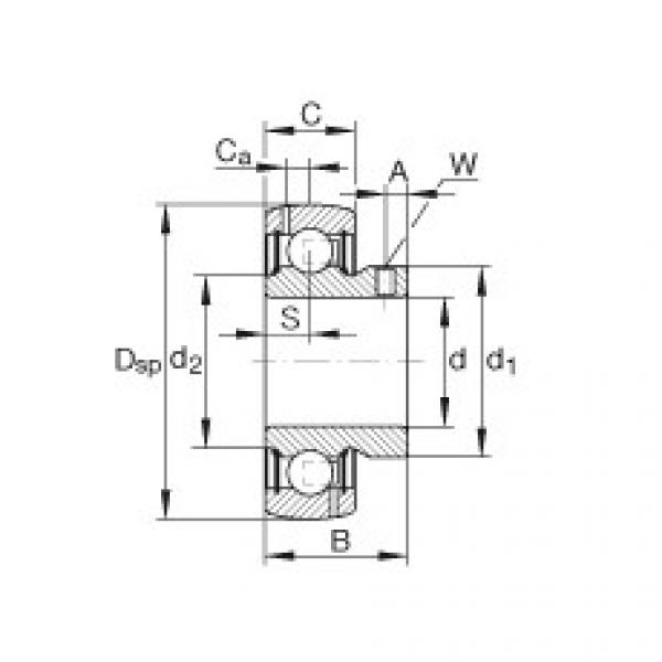 Bearing GAY010-NPP-B-AS2/V INA #1 image