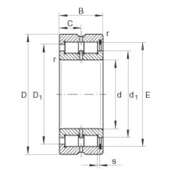 Bearing SL185004 INA #1 image