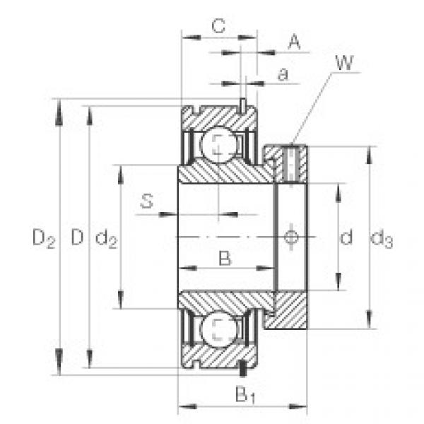 Bearing RAE35-NPP-NR INA #1 image