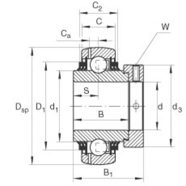 Bearing GE65-214-KTT-B INA #1 image