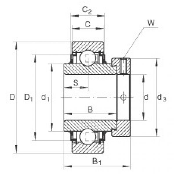 Bearing E25-KLL INA #1 image