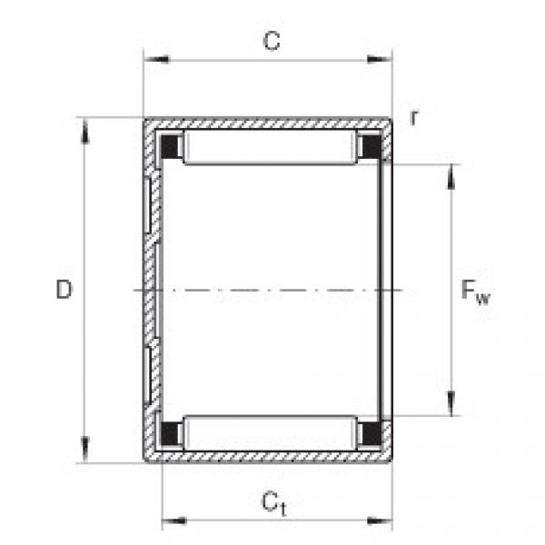 Bearing BK2516 INA #1 image