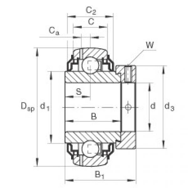 Bearing GE30-KRR-B-2C INA #1 image