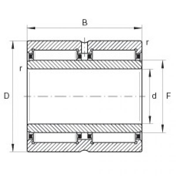 Bearing NA6909-ZW INA #1 image