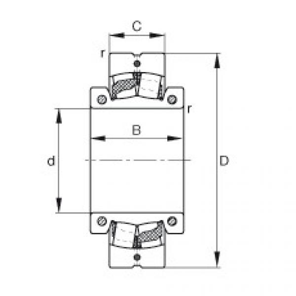 Bearing 222SM125-TVPA FAG #1 image