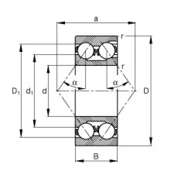 Bearing 3219-M FAG #1 image