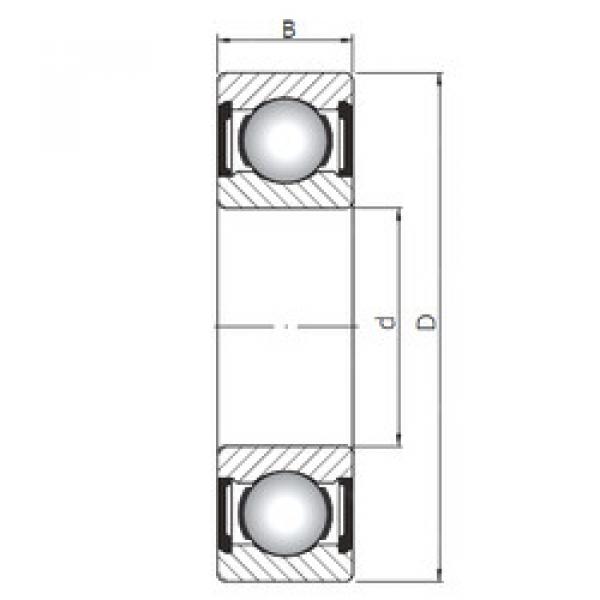 Bearing 16002 ZZ CX #1 image