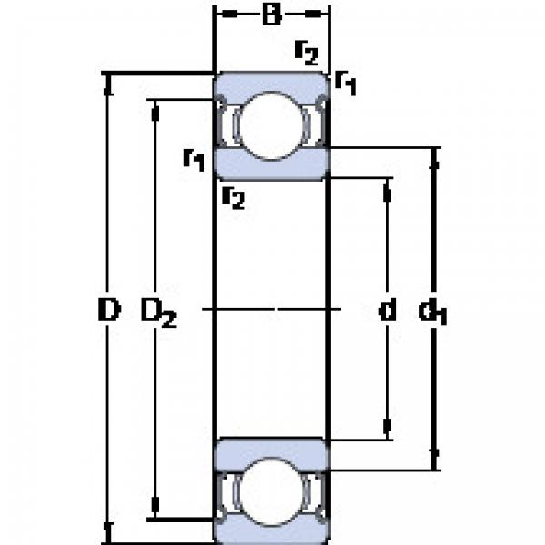 Bearing 619/4-2Z SKF #1 image