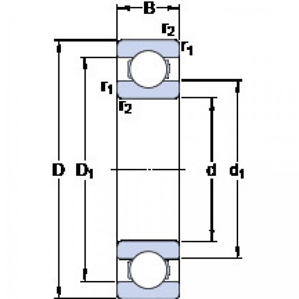 Bearing 16012 SKF #1 image