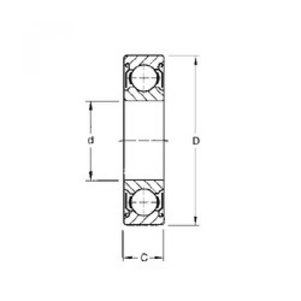 Bearing 1614-ZZ CYSD #1 image