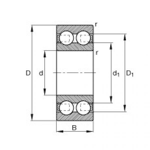 Bearing 4302-B-TVH FAG #1 image