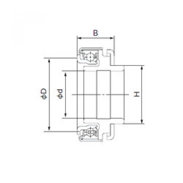 Bearing 44SCRN28P-8 NACHI #1 image