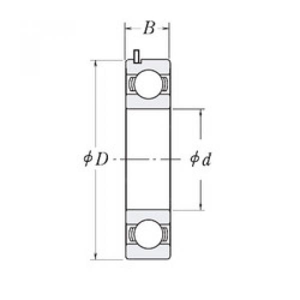 Bearing 6204 JRW3 C3 FBJ #1 image