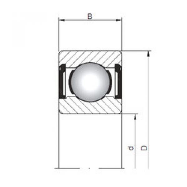 Bearing 60/2,5 ZZ CX #1 image