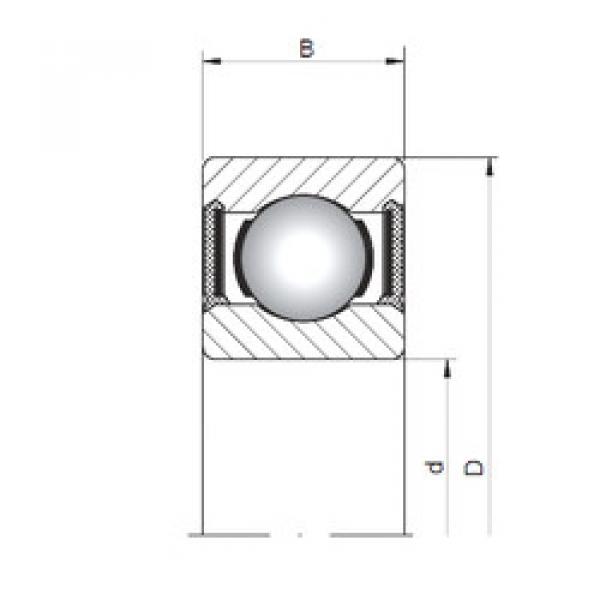 Bearing 60/2,5-2RS ISO #1 image