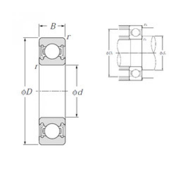 Bearing 6000LLU NTN #1 image