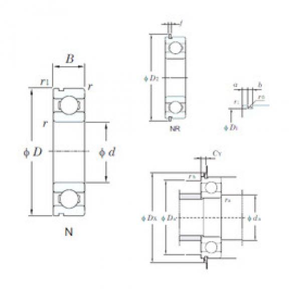 Bearing 6022NR KOYO #1 image