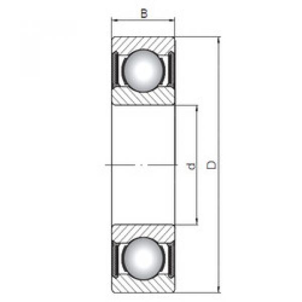 Bearing 6000-2RS CX #1 image