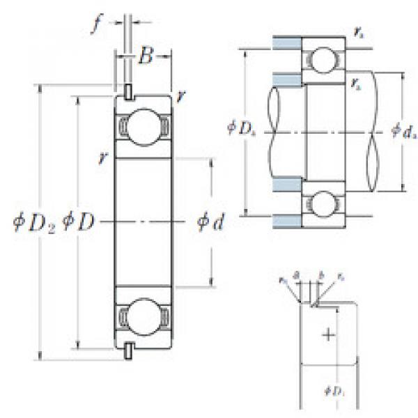 Bearing 60/28NR NSK #1 image