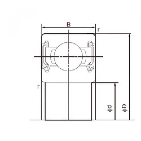 Bearing 6000-2NKE NACHI #1 image