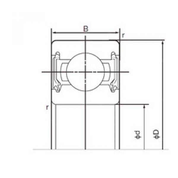 Bearing 6001-2NSE NACHI #1 image