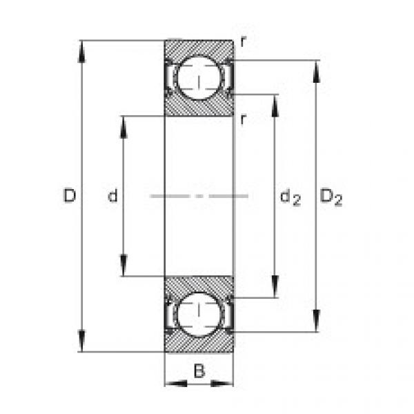 Bearing 6001-C-2HRS FAG #1 image