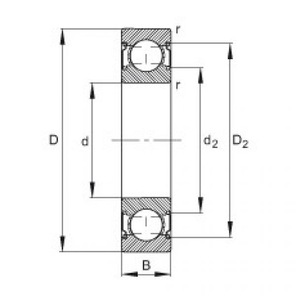 Bearing 6001-C-2Z FAG #1 image