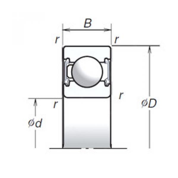 Bearing 6003T1XVV NSK #1 image