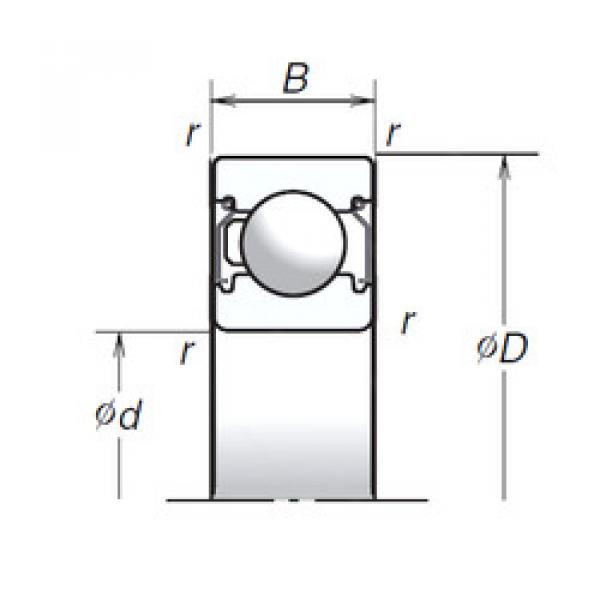 Bearing 6000T1XZZ NSK #1 image