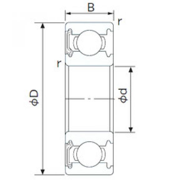 Bearing 6001NKE NACHI #1 image