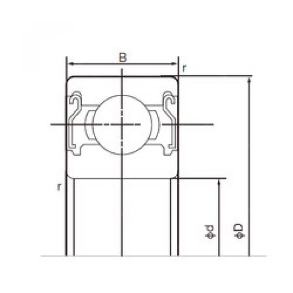 Bearing 6012ZZE NACHI #1 image