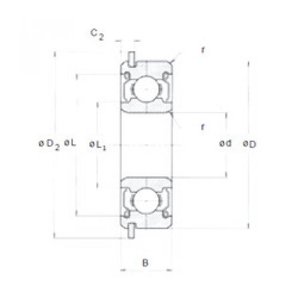 Bearing 6000ZZNR NMB #1 image