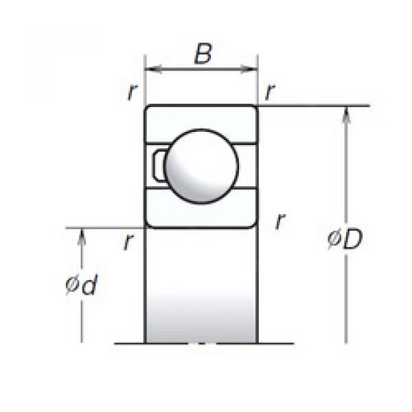 Bearing 6000T1X NSK #1 image