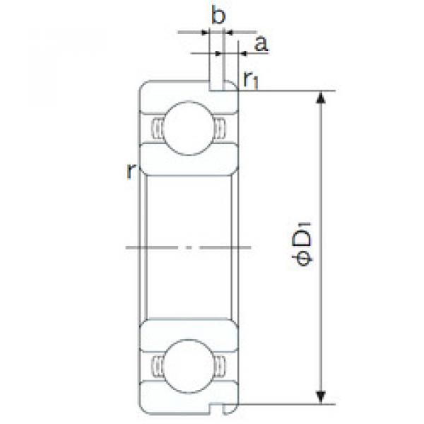 Bearing 6004N NACHI #1 image