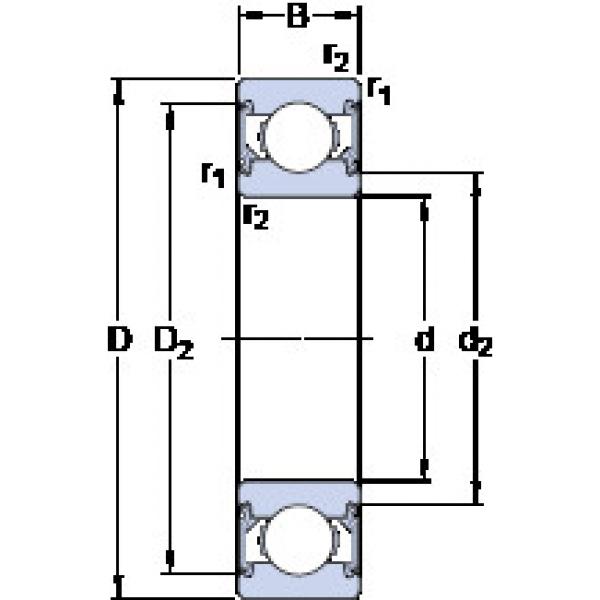 Bearing 6004-2RSH SKF #1 image