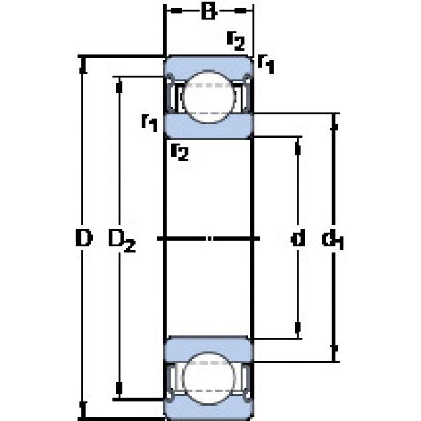 Bearing 6011-2Z/VA208 SKF #1 image