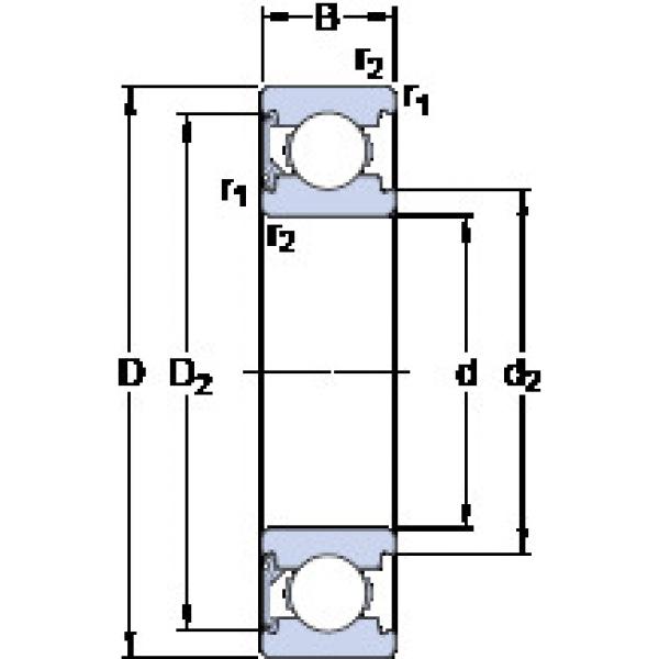 Bearing 6003-RSH SKF #1 image