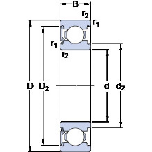 Bearing 6005-RSL SKF #1 image