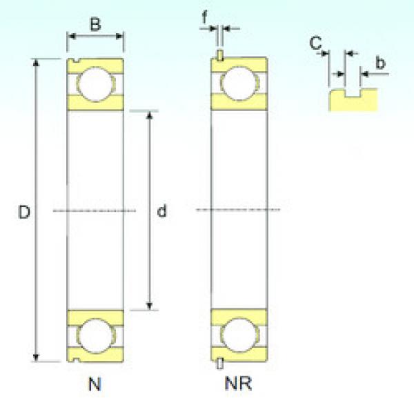 Bearing 6004 NR ISB #1 image