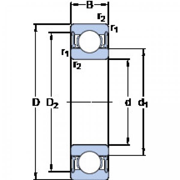 Bearing 6006-2RZ SKF #1 image