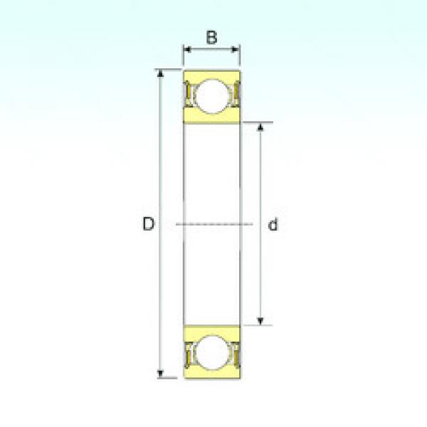 Bearing 6006-2RZ ISB #1 image