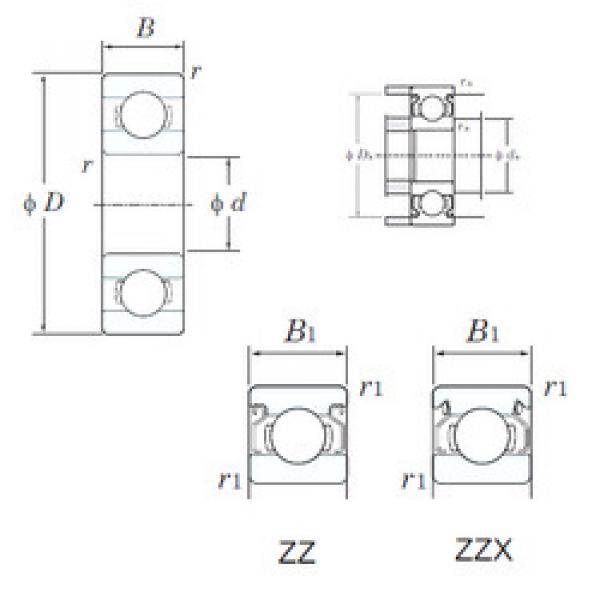 Bearing W603ZZX KOYO #1 image