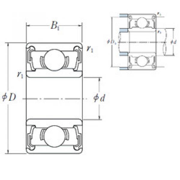 Bearing 606 DD NSK #1 image