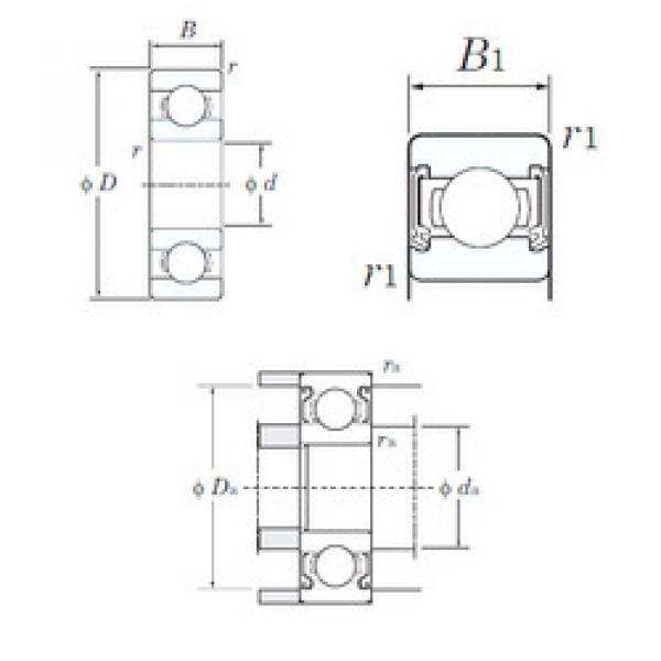 Bearing 608-2RD KOYO #1 image