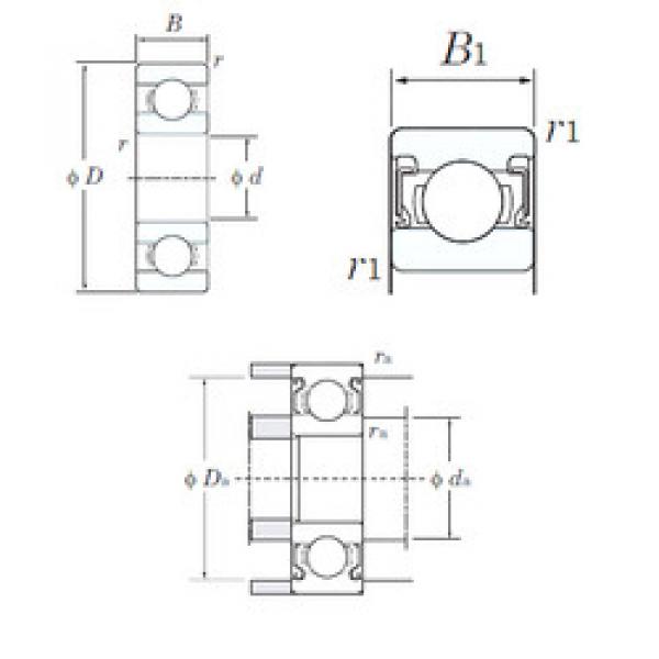 Bearing 607-2RS KOYO #1 image