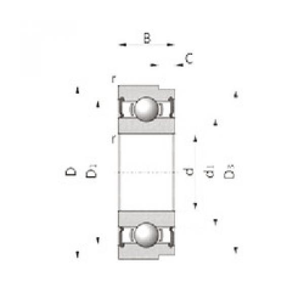 Bearing HTF 60TM01-G-3EC3 NSK #1 image